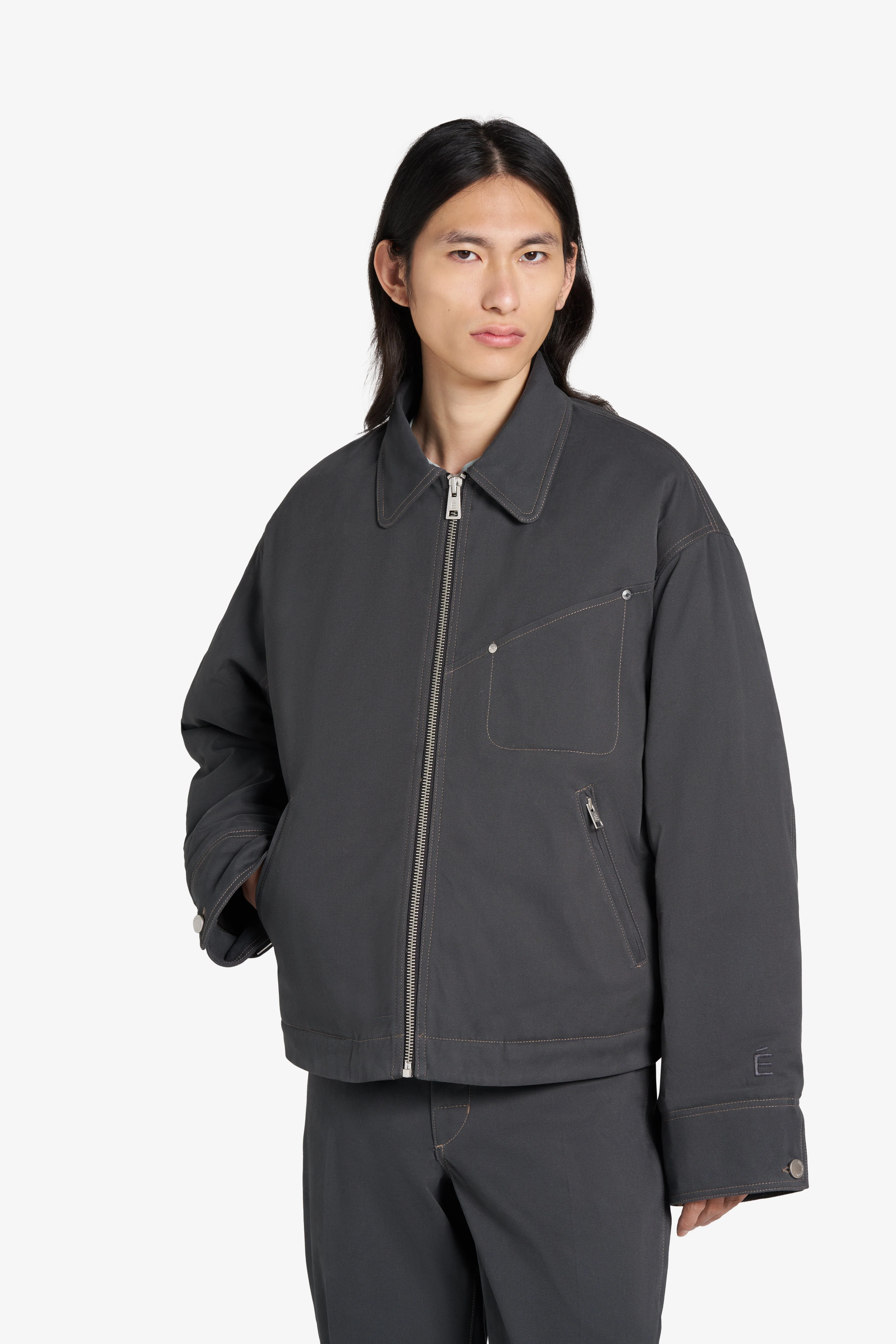 BOXY ZIPPED JACKET - Image 3