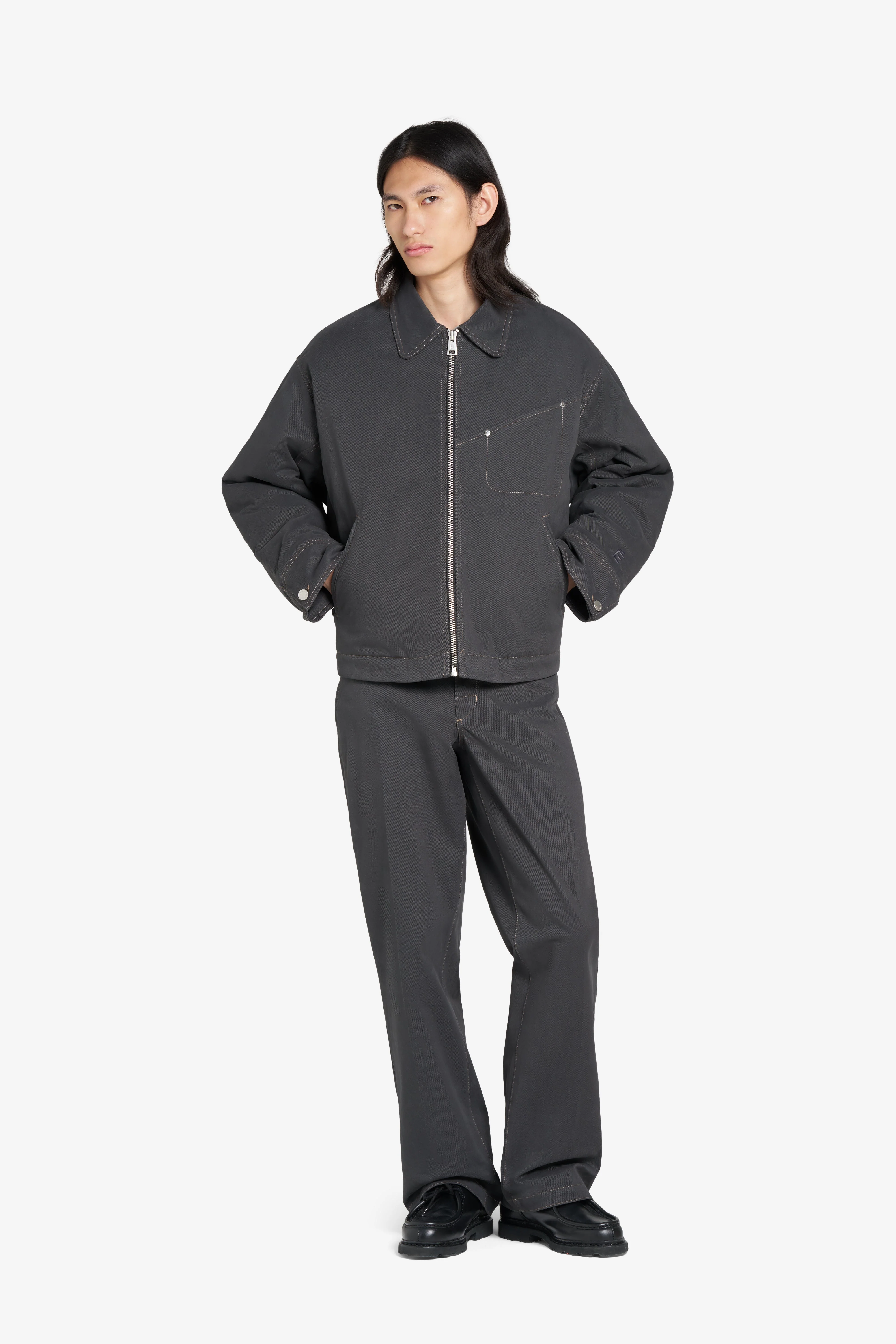 BOXY ZIPPED JACKET - Image 4