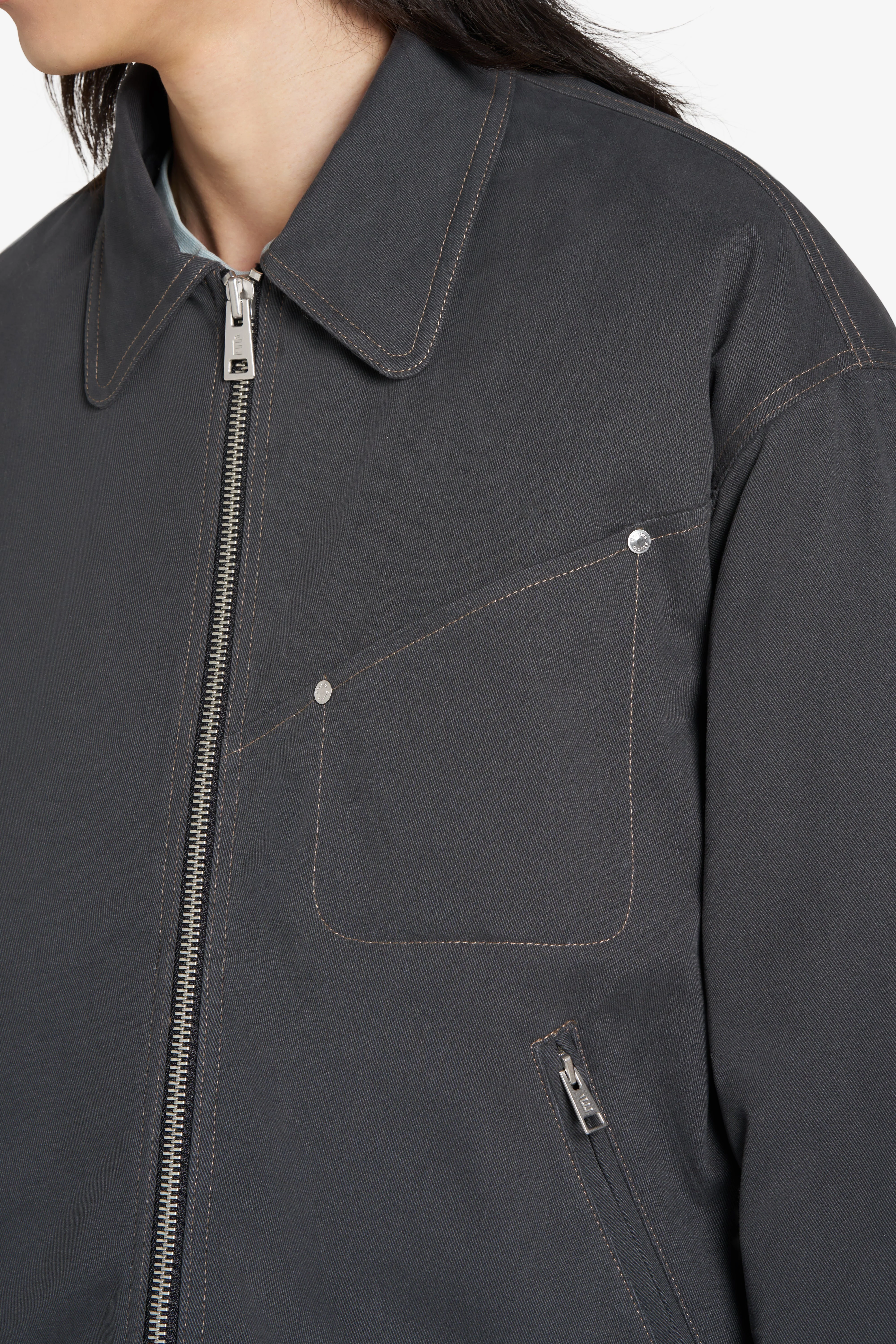 BOXY ZIPPED JACKET - Image 5