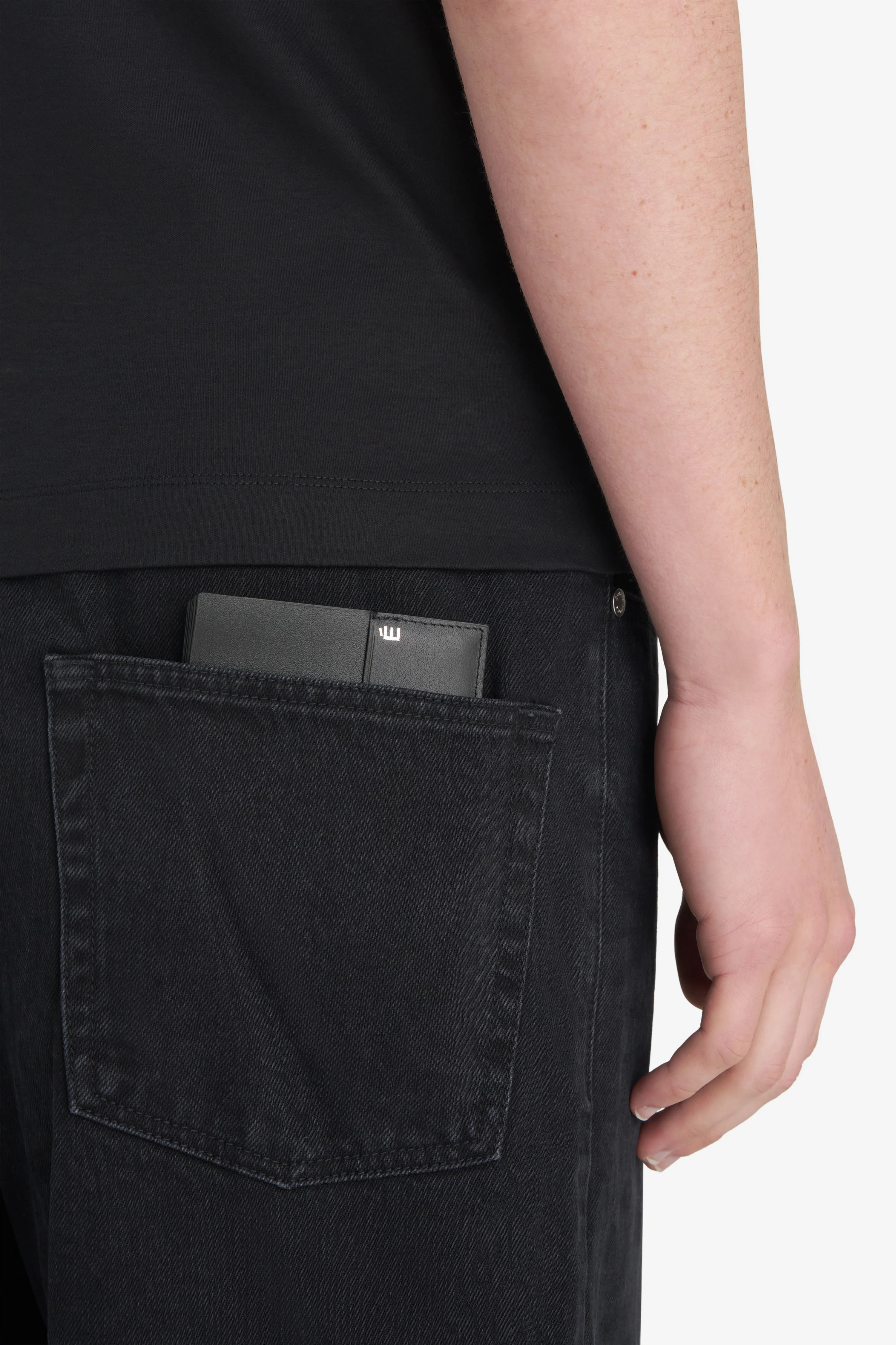LEATHER WALLET - BLACK - Image 4