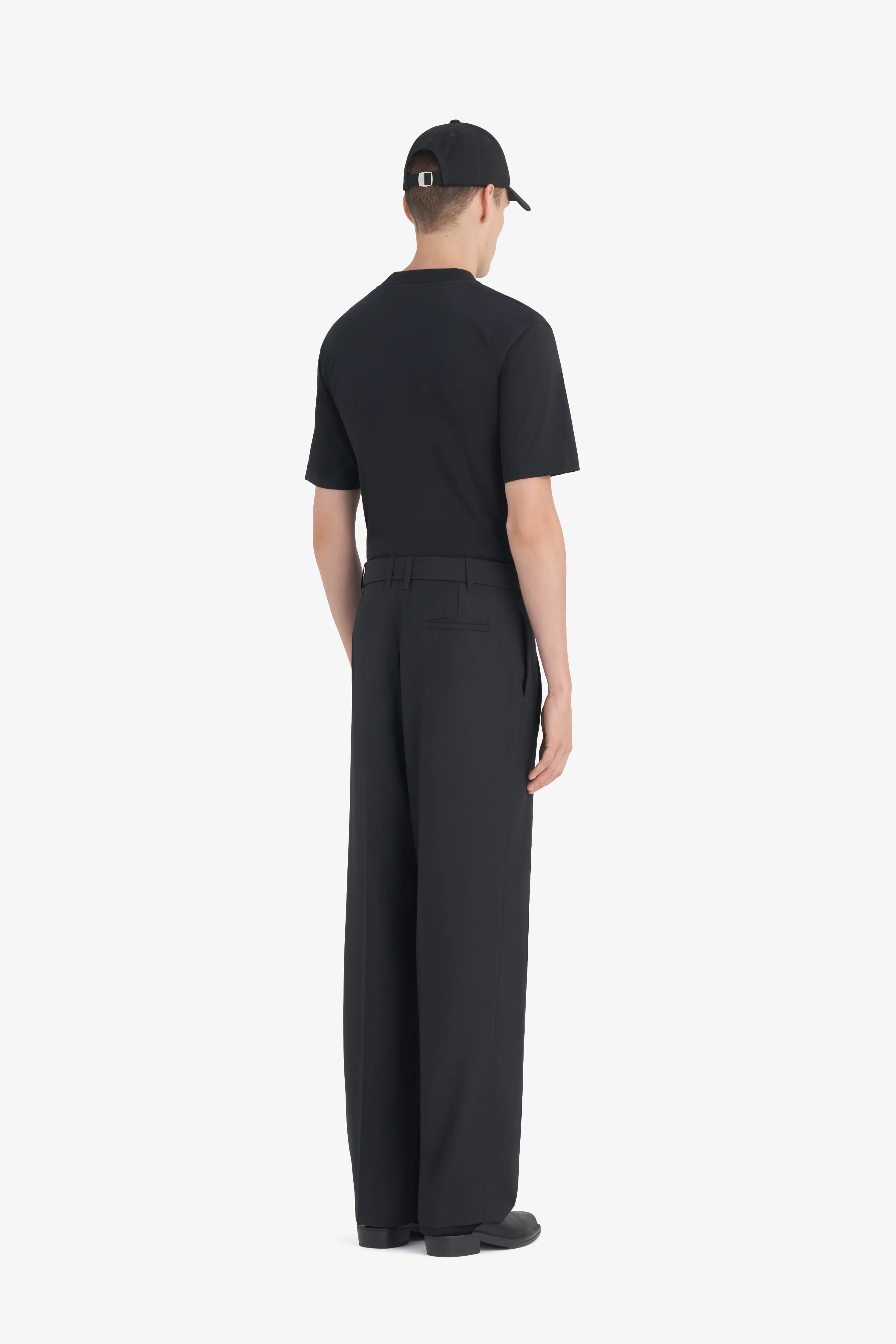 LOOSE SUIT PANT - BLACK - Image 6
