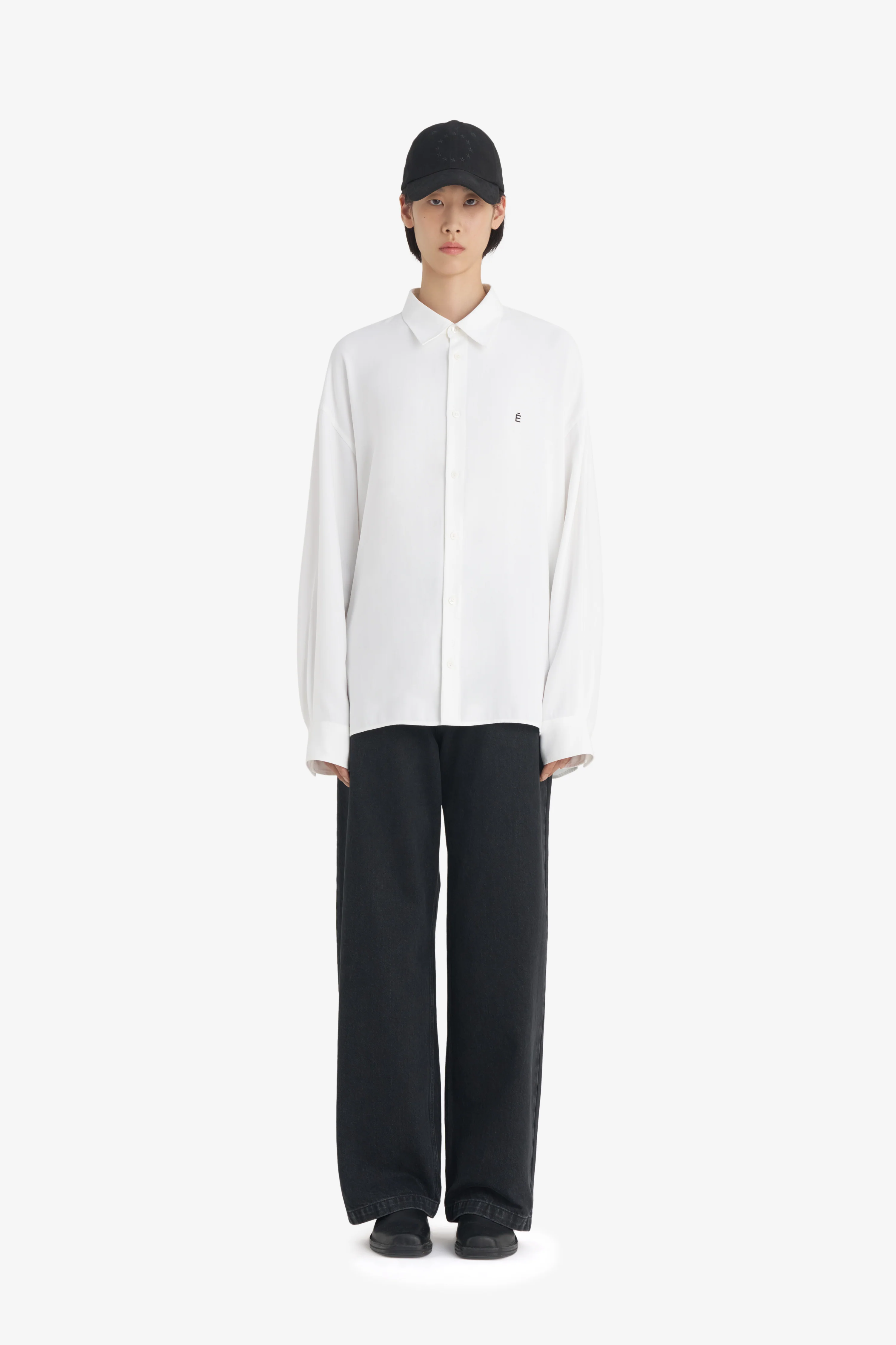 OVERSIZED SHIRT É - WHITE - Image 5