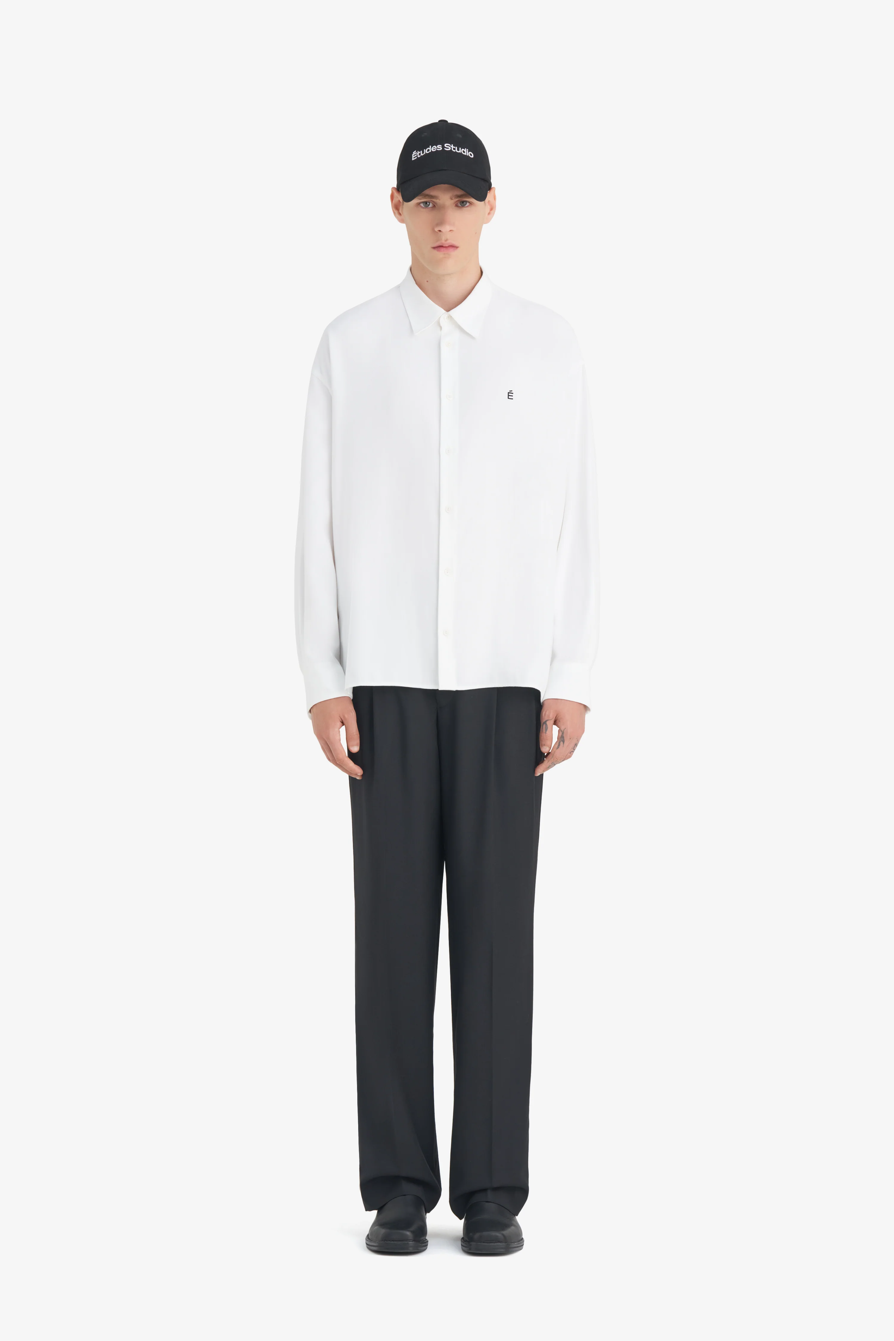 OVERSIZED SHIRT É - WHITE - Image 6