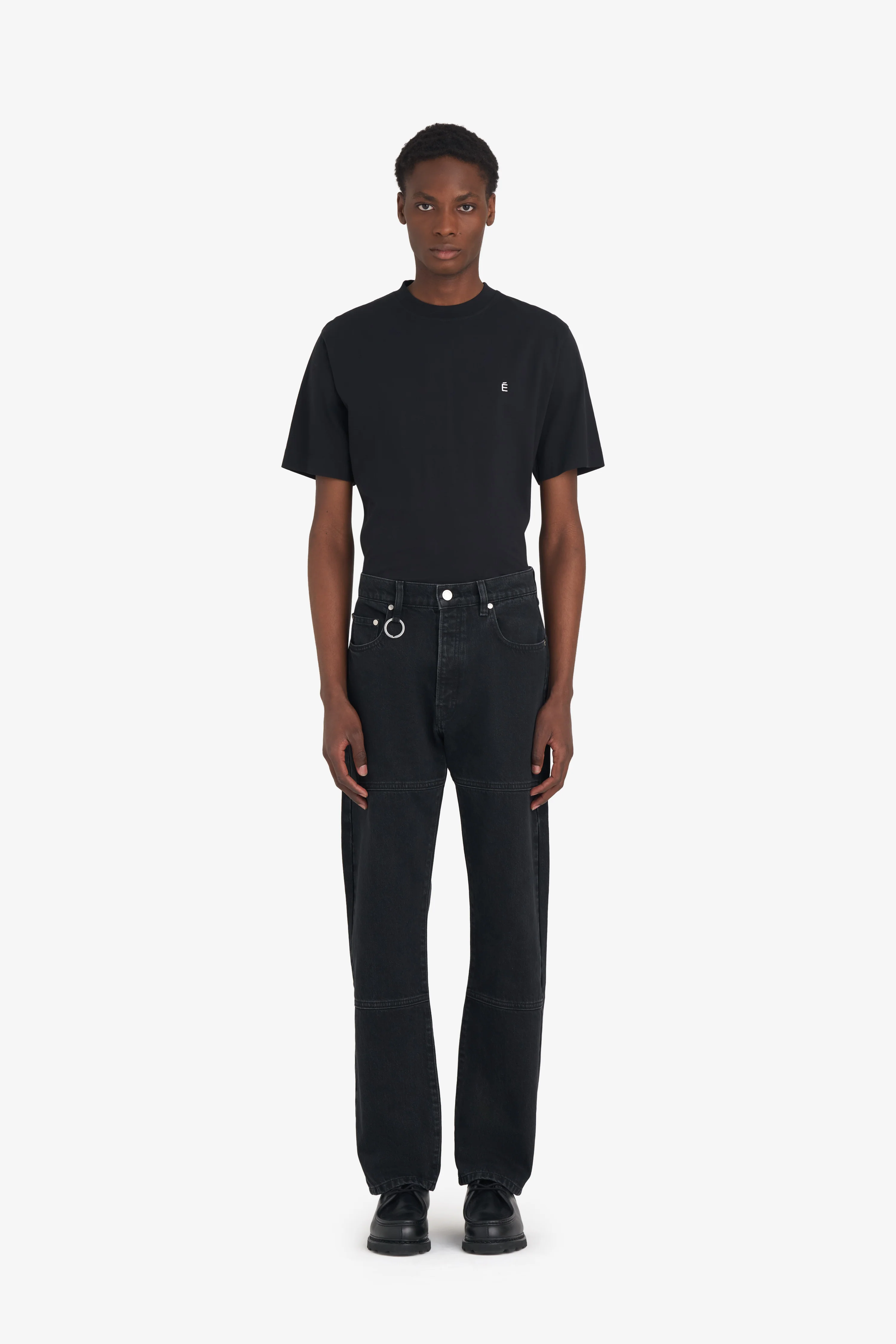REGULAR JEANS PANT - BLACK - Image 4